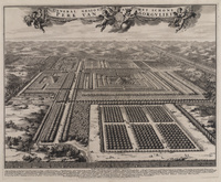 PP 0263a
<br/>
General gesigt van het schone Perk van Sorgvliet
<br/>
<em>Aveele, Johannes van den (c. 1655 - 1727)</em>